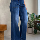 Jeans Boot Cut de Cintura Média