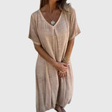 Fiona™ – Vestido Viscoso Leve e Elegante