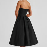Vestido Midi Edith - Preto