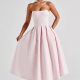 Vestido Midi Edith - Rosa