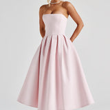 Vestido Midi Edith - Rosa