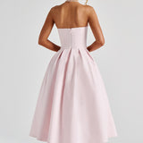 Vestido Midi Edith - Rosa