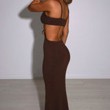 Vestido Maxi Elianna - Chocolate