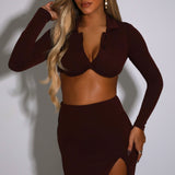 Saia Mini Eliza - Chocolate