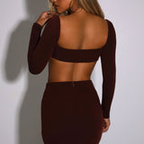 Saia Mini Eliza - Chocolate