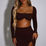 Saia Mini Eliza - Chocolate