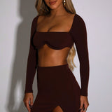 Saia Mini Eliza - Chocolate