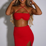 Saia Mini Eliza - Vermelha