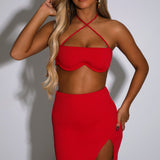 Saia Mini Eliza - Vermelha