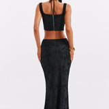 Saia Maxi Elizabeth - Preta