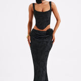 Saia Maxi Elizabeth - Preta