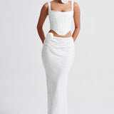 Saia Maxi Elizabeth - Marfim