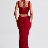 Saia Maxi Elizabeth - Vermelha