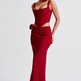 Saia Maxi Elizabeth - Vermelha