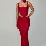 Saia Maxi Elizabeth - Vermelha