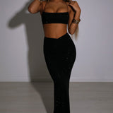 Saia Maxi Eloise - Preta