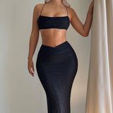 Saia Maxi Eloise - Preta