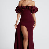 Vestido Maxi Elsie - Verniz Cereja