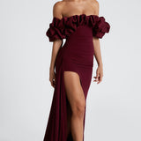 Vestido Maxi Elsie - Verniz Cereja