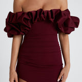 Vestido Maxi Elsie - Verniz Cereja