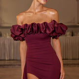 Vestido Maxi Elsie - Verniz Cereja