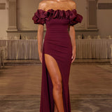 Vestido Maxi Elsie - Verniz Cereja