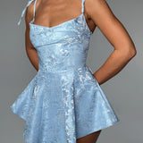 Vestido Macacão Emmie - Azul