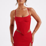 Saia Mini Erika - Vermelha