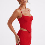 Saia Mini Erika - Vermelha