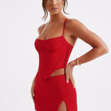 Saia Mini Erika - Vermelha