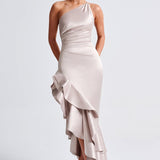 Vestido Maxi Esmeraya - Champanhe