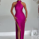 Vestido Maxi Etta - Rosa Choque