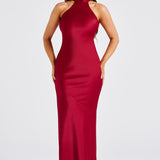 Vestido Maxi Etta - Vinho