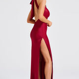 Vestido Maxi Etta - Vinho