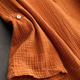 Vestido Manga Longa Liso Colarinho Simples