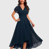 Christina™ | Vestido A-Line com Decote em V