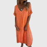 Fiona™ – Vestido Viscoso Leve e Elegante