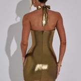 Vestido Mini Fallon - Dourado