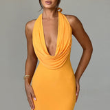 Vestido Mini Fallon - Tangerina
