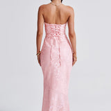 Vestido Maxi Felicity - Rosa Claro