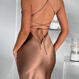 Vestido Maxi Fenty - Chocolate