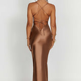 Vestido Maxi Fenty - Chocolate