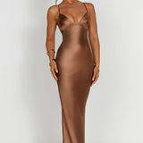 Vestido Maxi Fenty - Chocolate