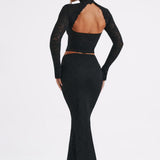 Saia Maxi Fernanda - Preta