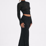 Saia Maxi Fernanda - Preta