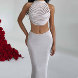 Saia Maxi Fifi - Champanhe