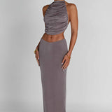 Saia Maxi Fifi - Carvão