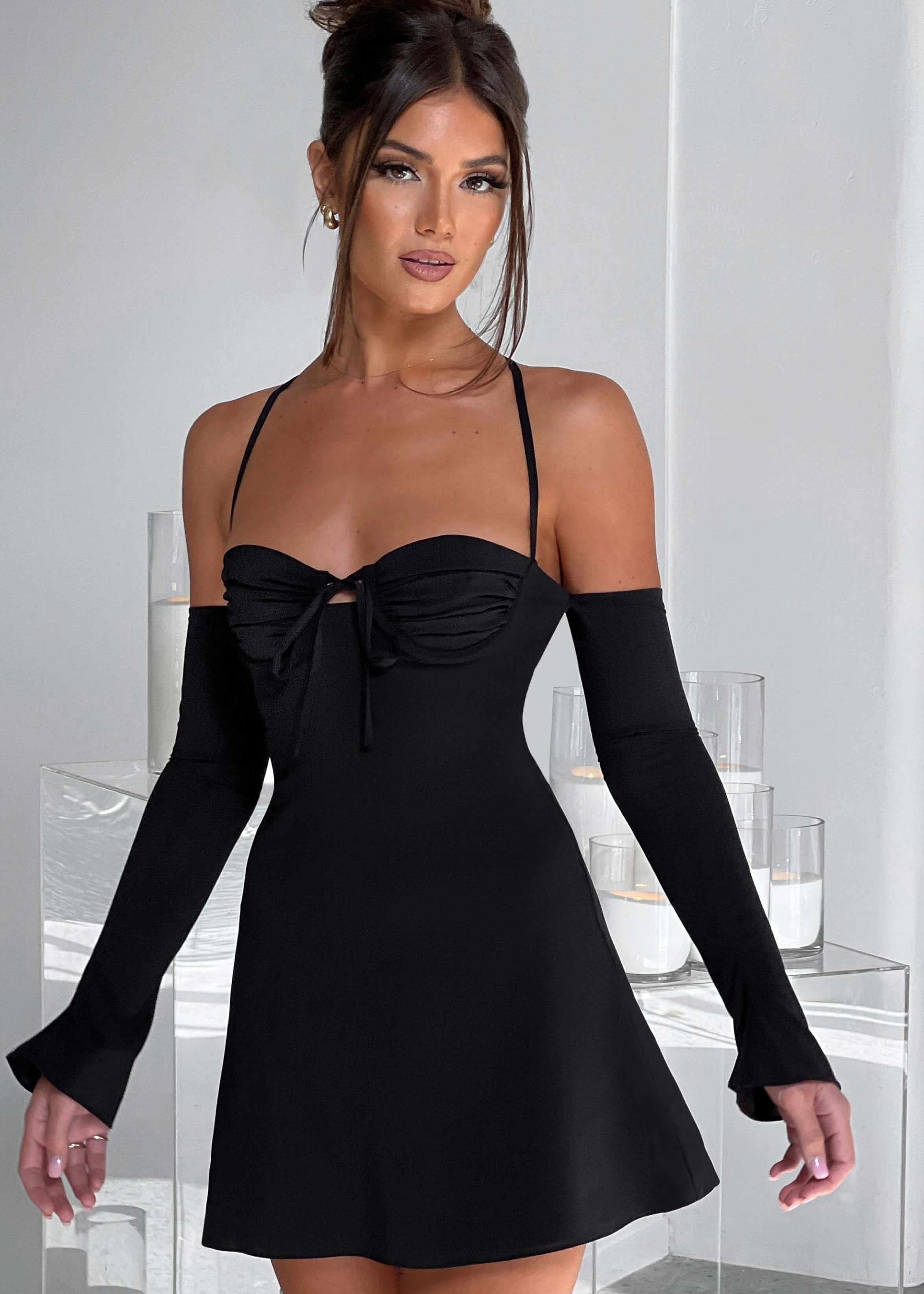 Vestido Mini Fiona - Preto