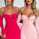 Vestido Mini Fiona - Rosa