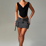 Top Franziska - Preto